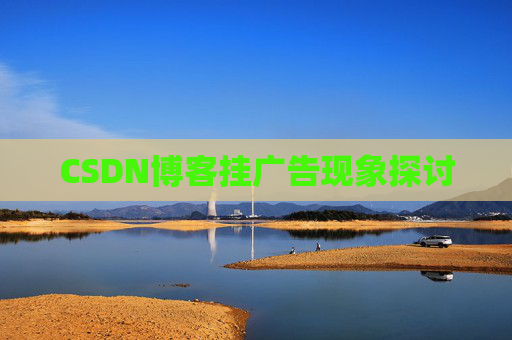CSDN博客挂广告现象探讨