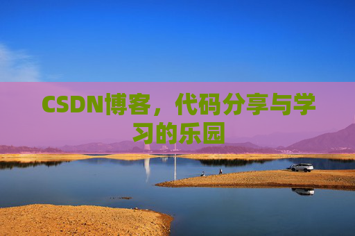 CSDN博客，代码分享与学习的乐园